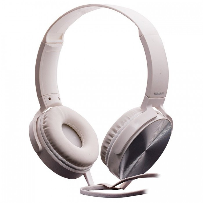 

Накладные проводные стерео наушники MDR XB 450 белый (46339)