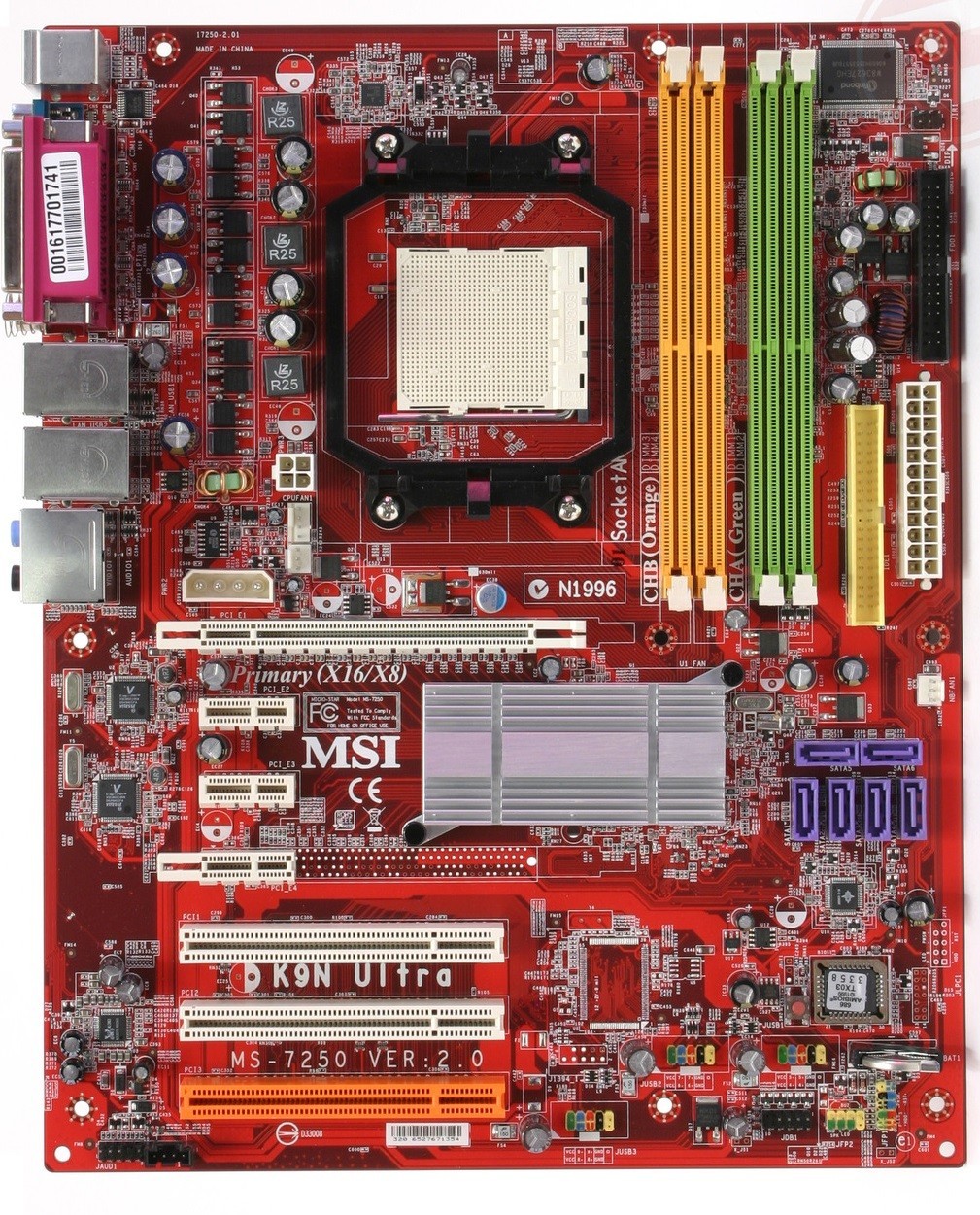 Материнская плата MSI K9N Ultra (Socket AM2, DDR2, NVIDIA nForce 570 ...