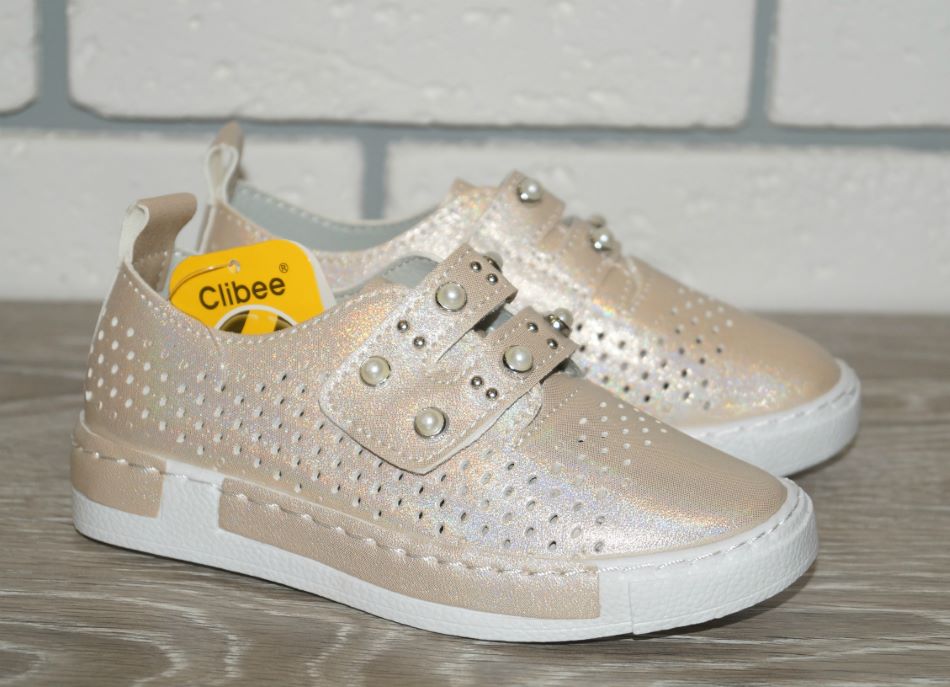 

Спортивные туфли Clibee D62 27 золотистые