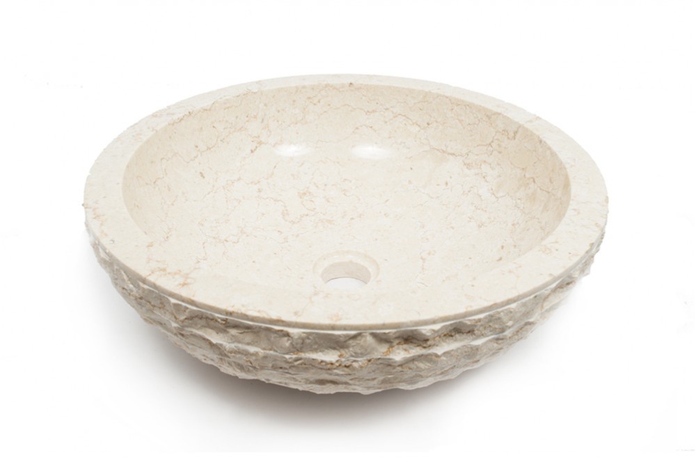 

Умивальник з каменю CREAM Industar s23-084-2 45 см Круглий