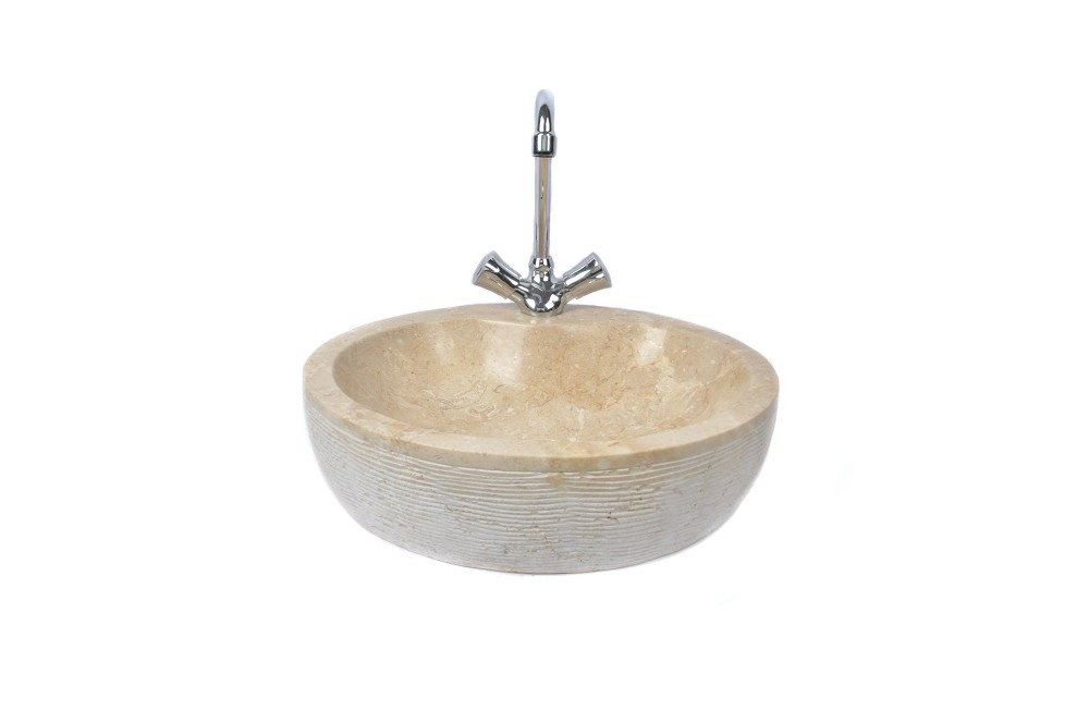 

кам'яний умивальник CREAM Industar s23-973-1 45 х 40 см Овальна