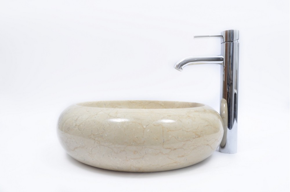 

Умивальник з каменю CREAM Industar s23-045-4 40 см Круглий