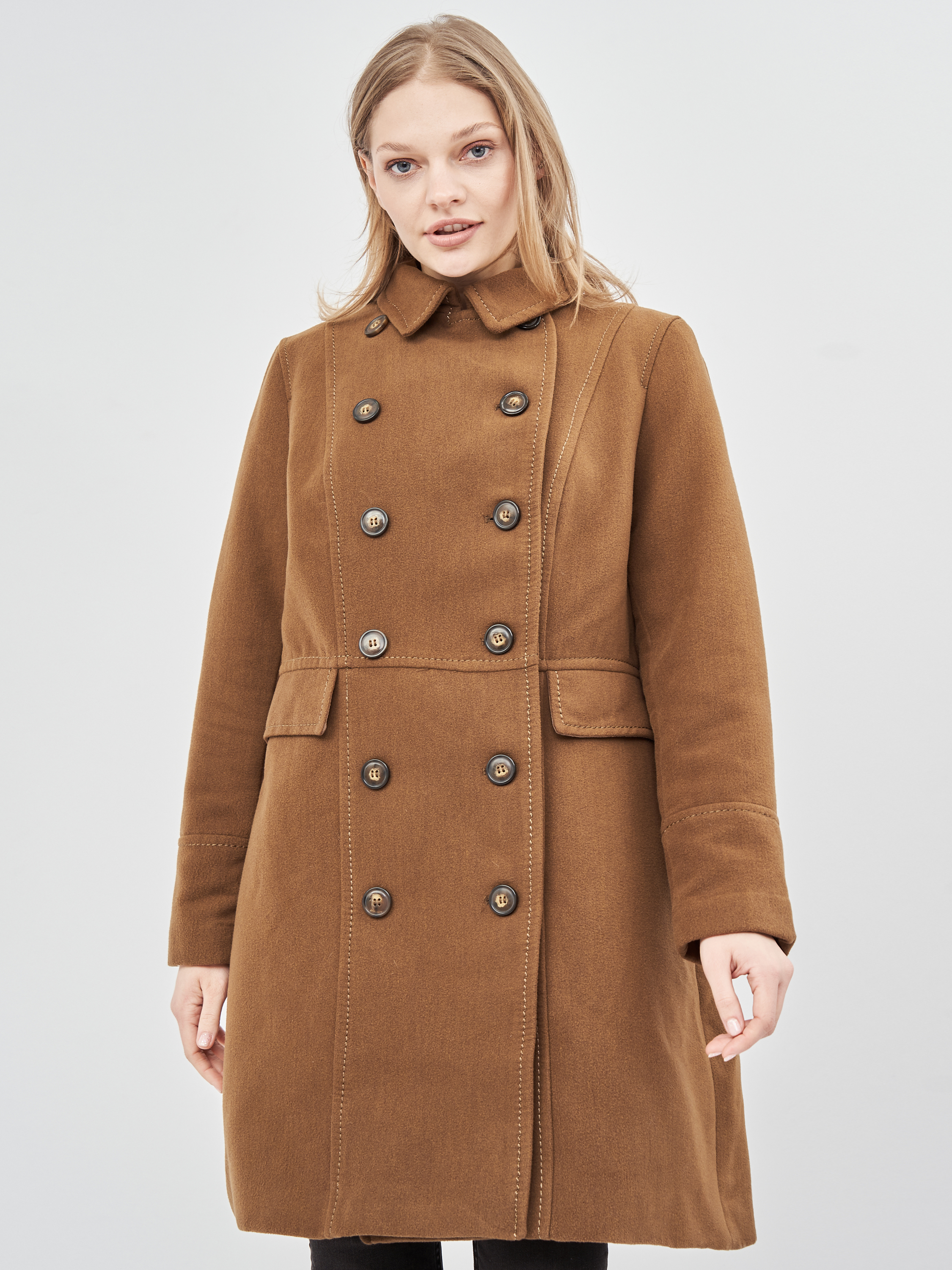 

Пальто H&M 1310-6374908  Коричневое, Пальто H&M 1310-6374908 46 Коричневое
