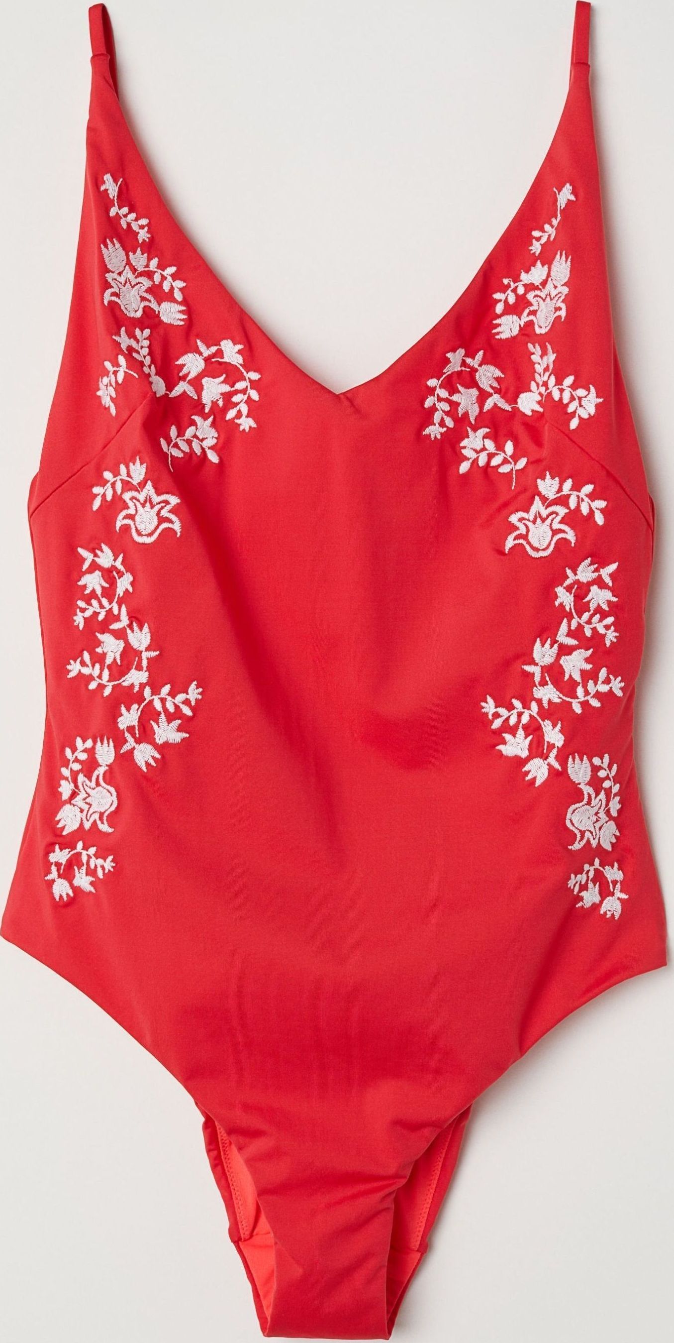 

Купальник слитный женский H&M 6424477 36 Ярко-красный