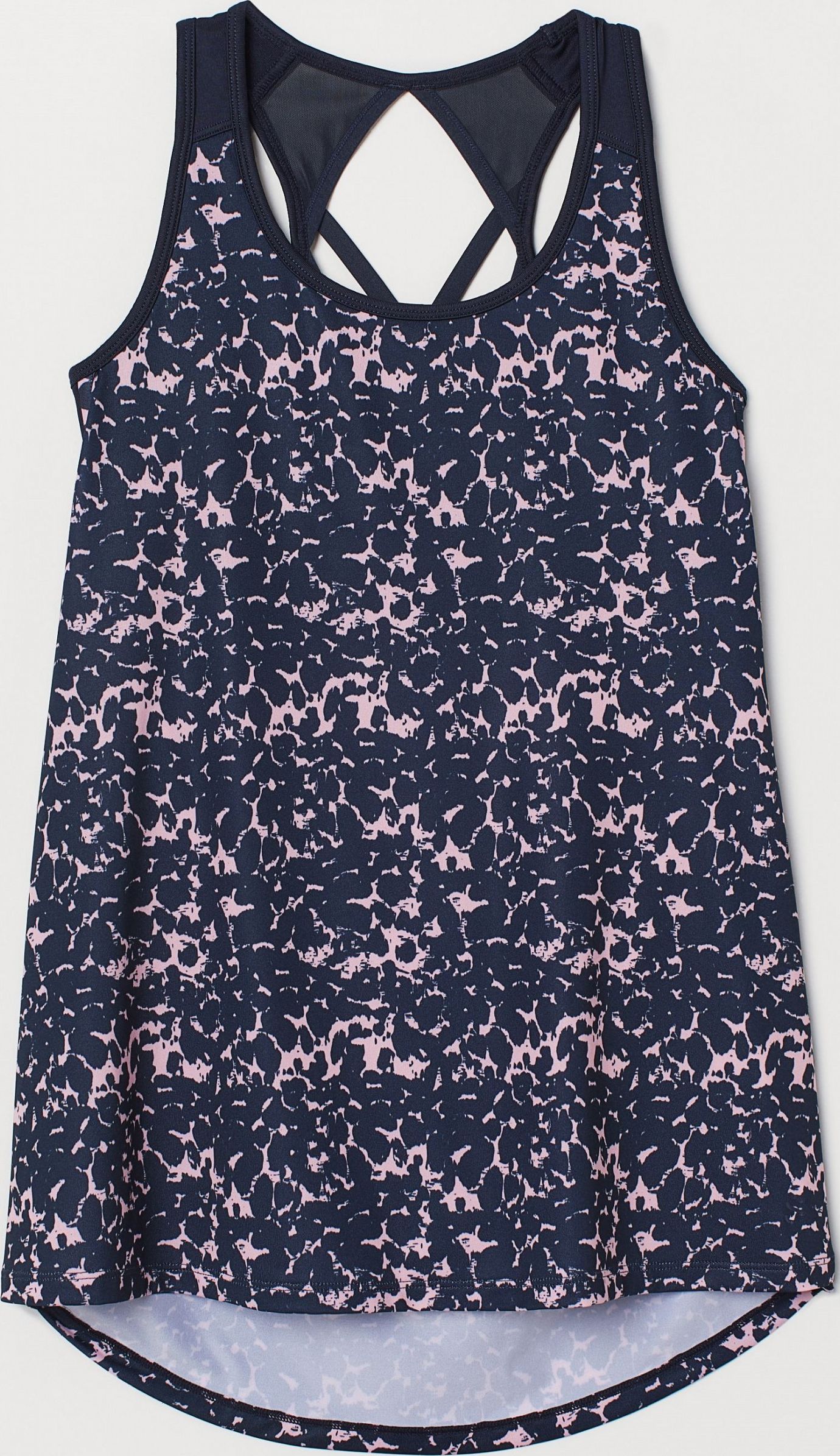 

Спортивная майка H&M 0703559-9  Темно-синяя, Спортивная майка H&M 0703559-9 S Темно-синяя