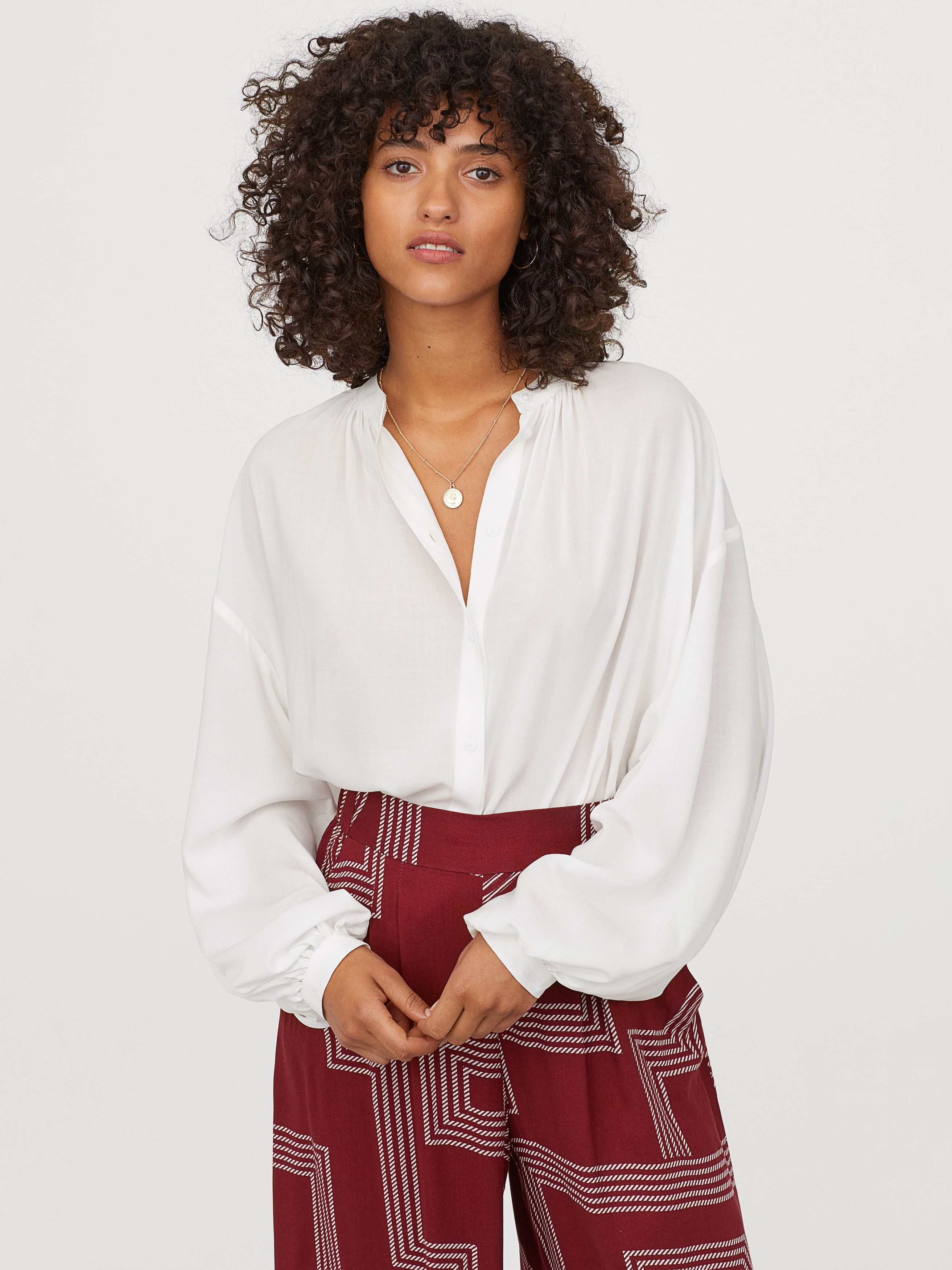 

Блузка H&M 0784505-0 38 Белая