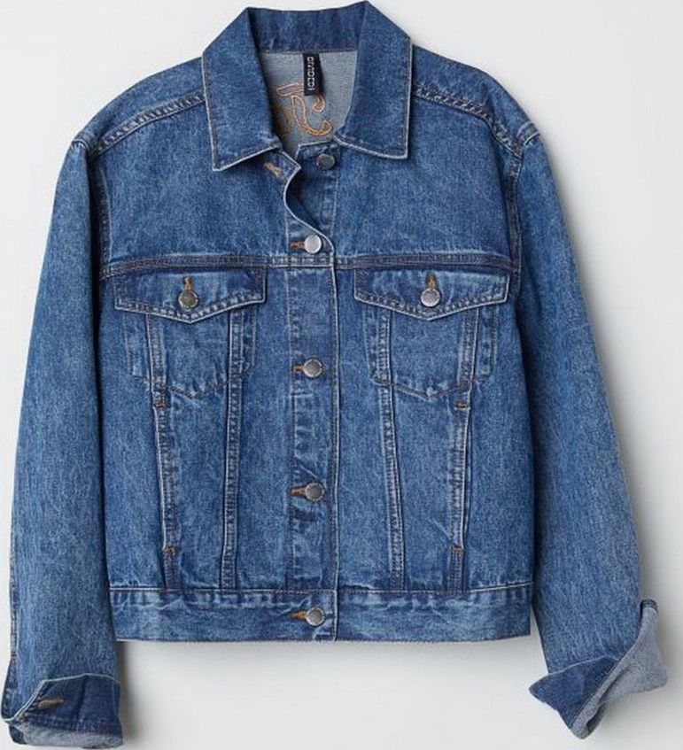 

Куртка джинсовая H&M 0555997-7 42 Синяя