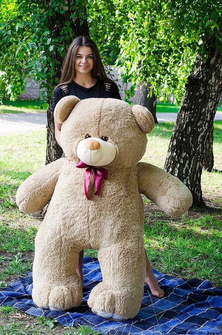 

Мягкая игрушка NEHILO плюшевый мишка Ветли 160 см Мокко