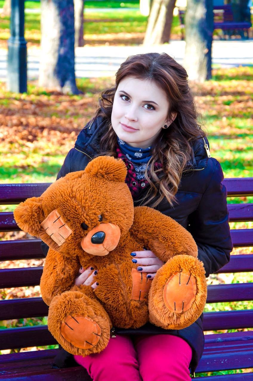 

Мягкая игрушка NEHILO плюшевый мишка Потап 50 см Коричневый