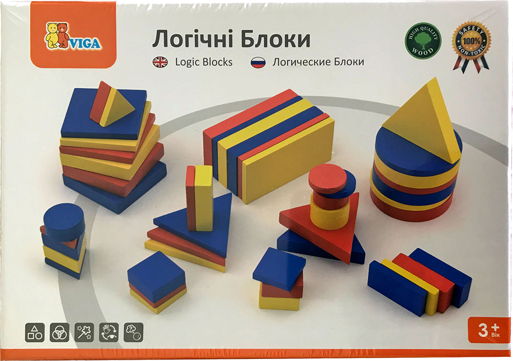

Обучающий набор Viga Toys Логические блоки Дьенеша (56164U)