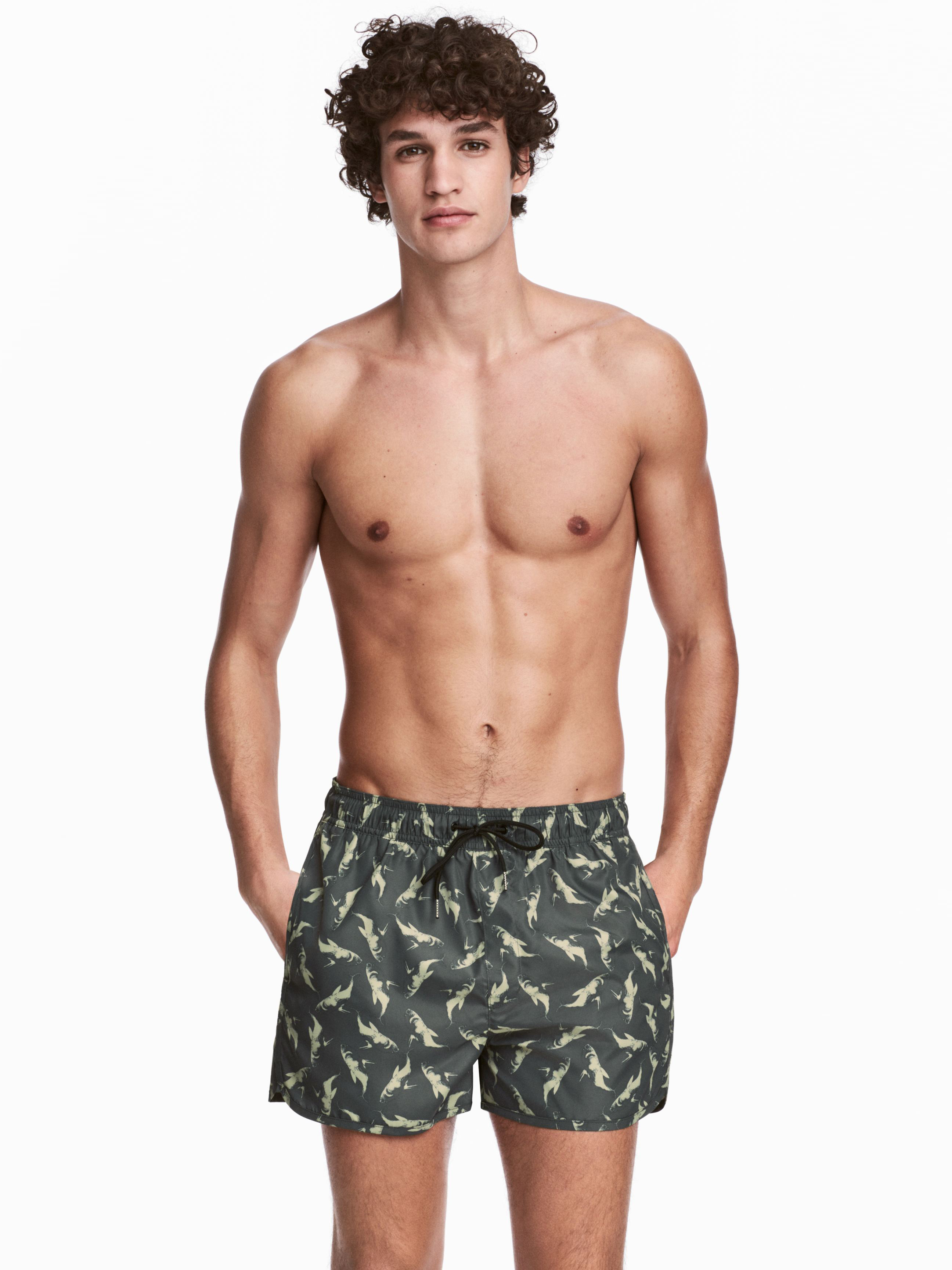 

Шорты H&M 4860155 XS Хаки/Акулы