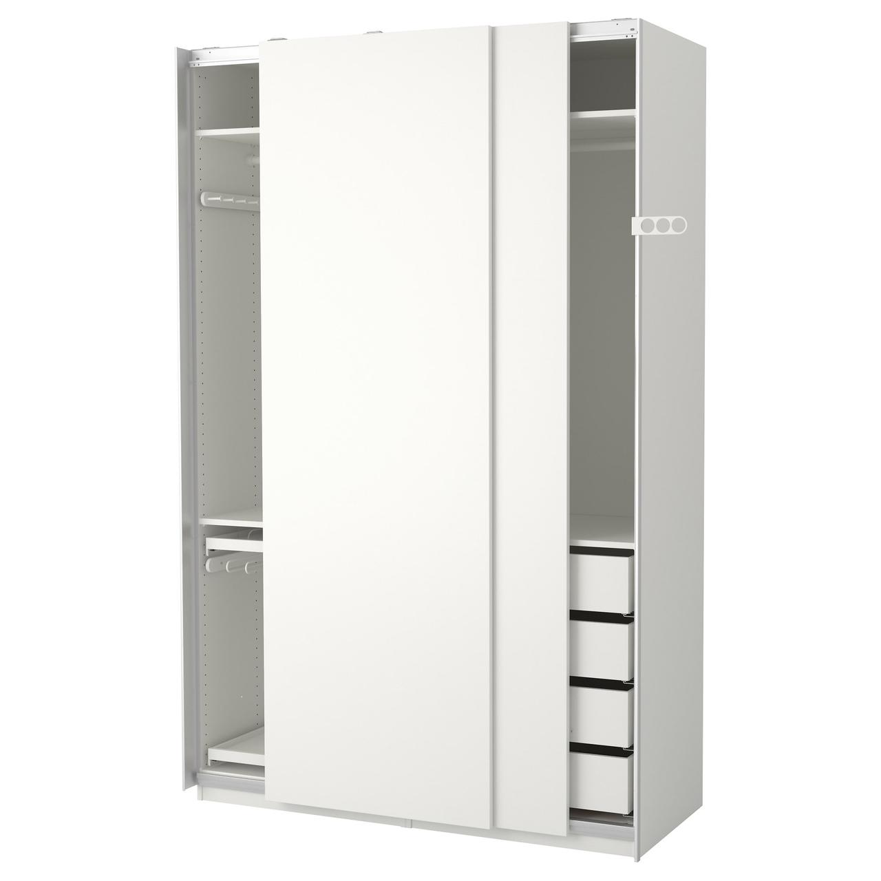 Шкаф-купе IKEA (ИКЕА) PAX Hasvik белый (592.190.49) – низкие цены ...