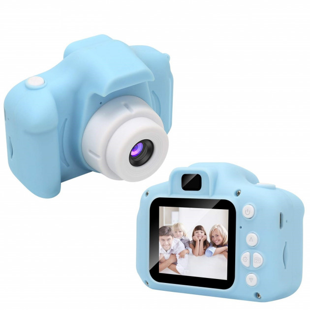 

Детский цифровой фотоаппарат с записью видео Kids Camera GM14 Multy Pro Синий (47474)