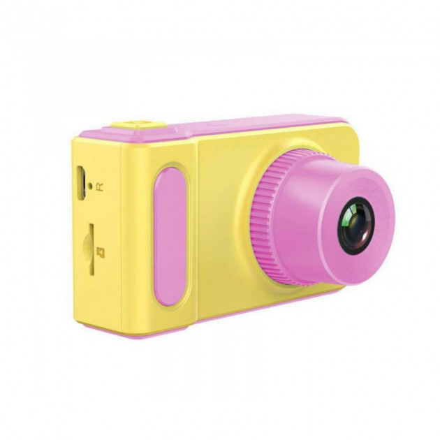 

Детский цифровой фотоаппарат с экраном Smart Kids Camera V7 Pro Розовый (46597)