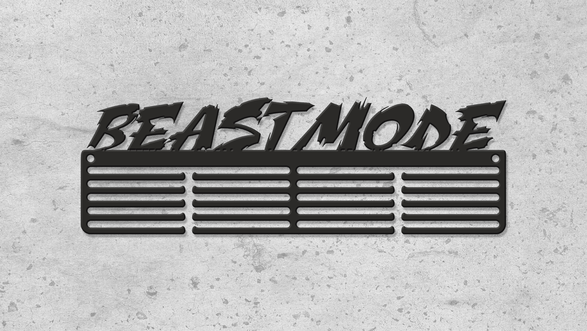 

Медальниця "E-Trophy" Beast mode Сталева(чорний)