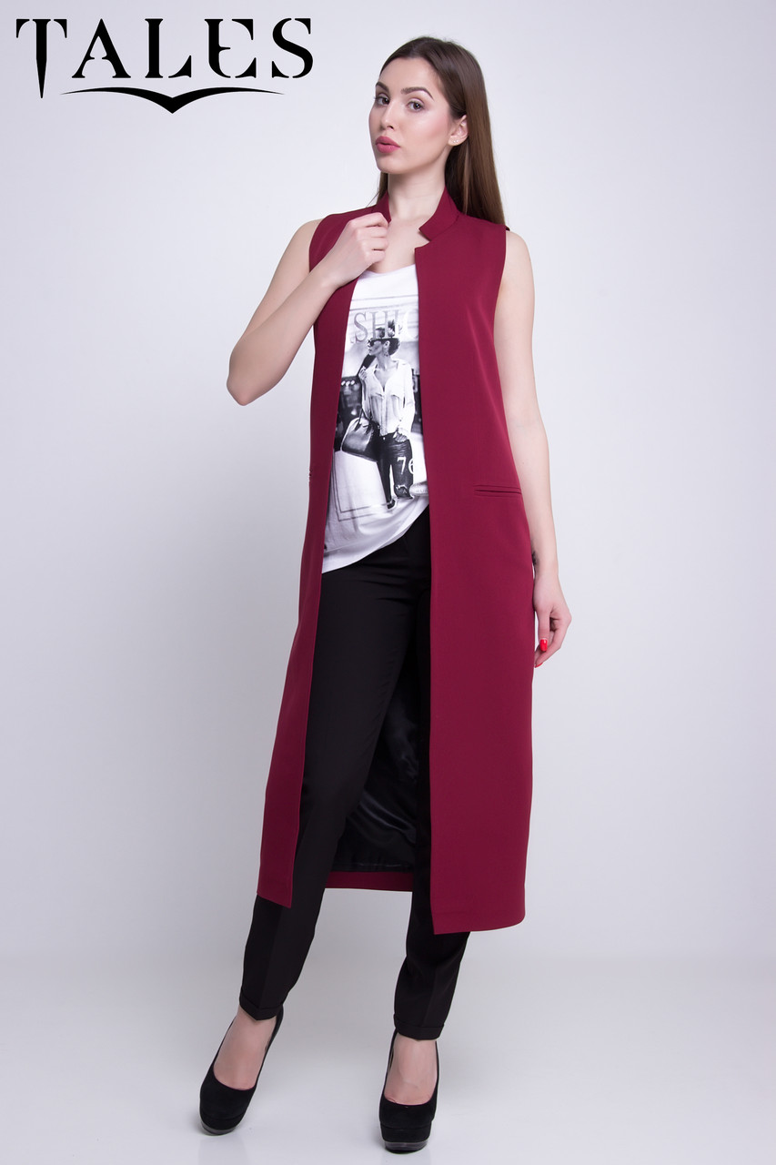 

Жилет Tales Aurika_Long 2XL красный (tales-526188761)