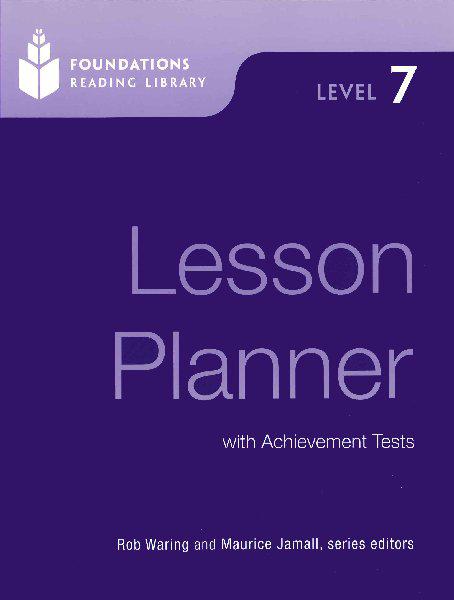 

Lesson Planner: Level 7