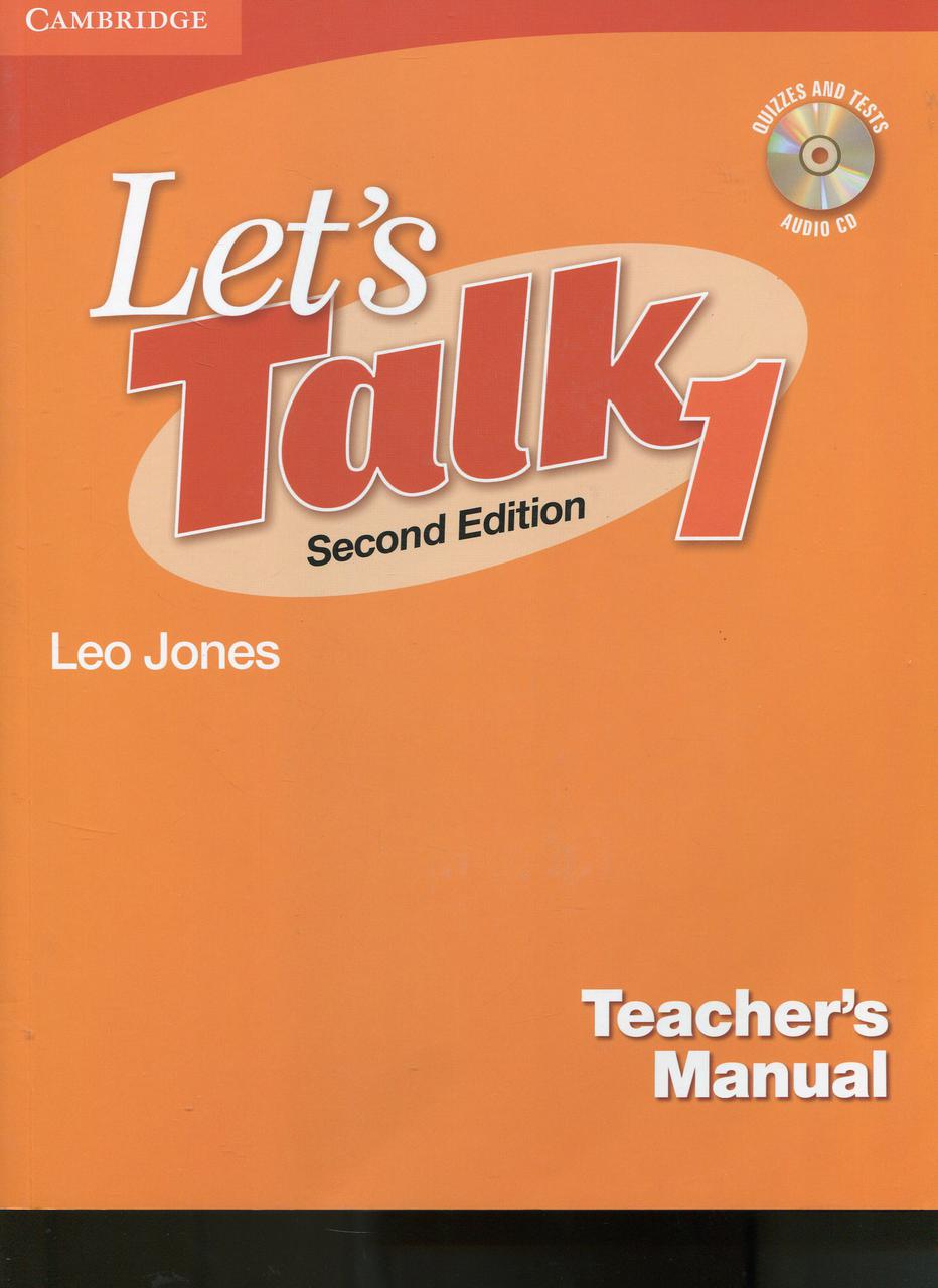 

Let's Talk 1. Teacher's Manual (+ CD-ROM)