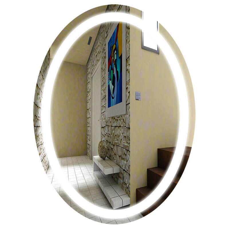 

Зеркало SmartWorld Sakva серия Lite в ванную с подсветкой овальное 110x80x3 см (Lite-Fortuna-80x110x3)