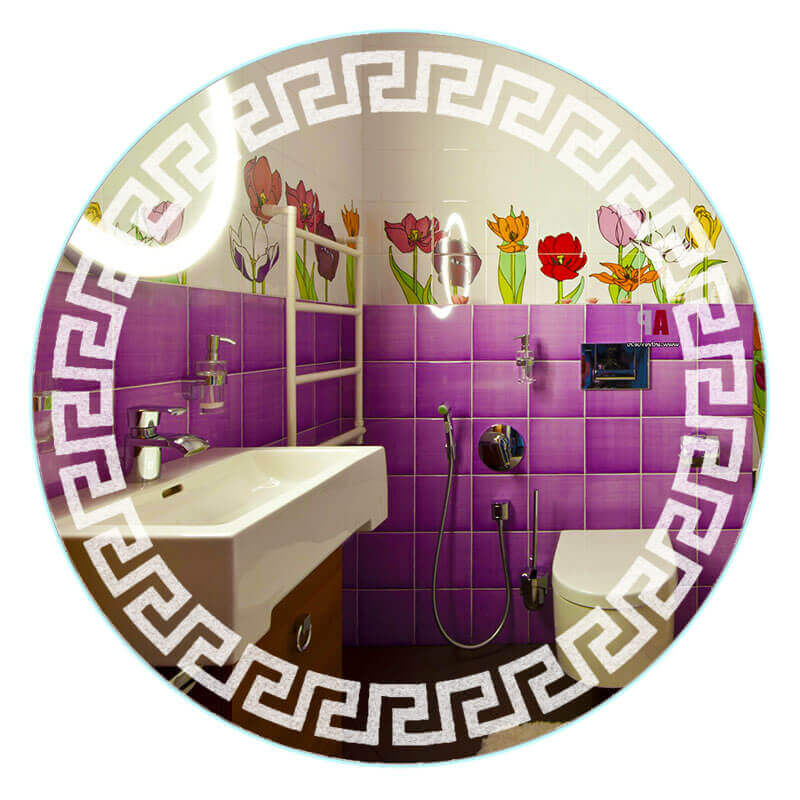 

Зеркало SmartWorld Milet с рисунком круглое 80x80x3 см (P-Milet-80x80)
