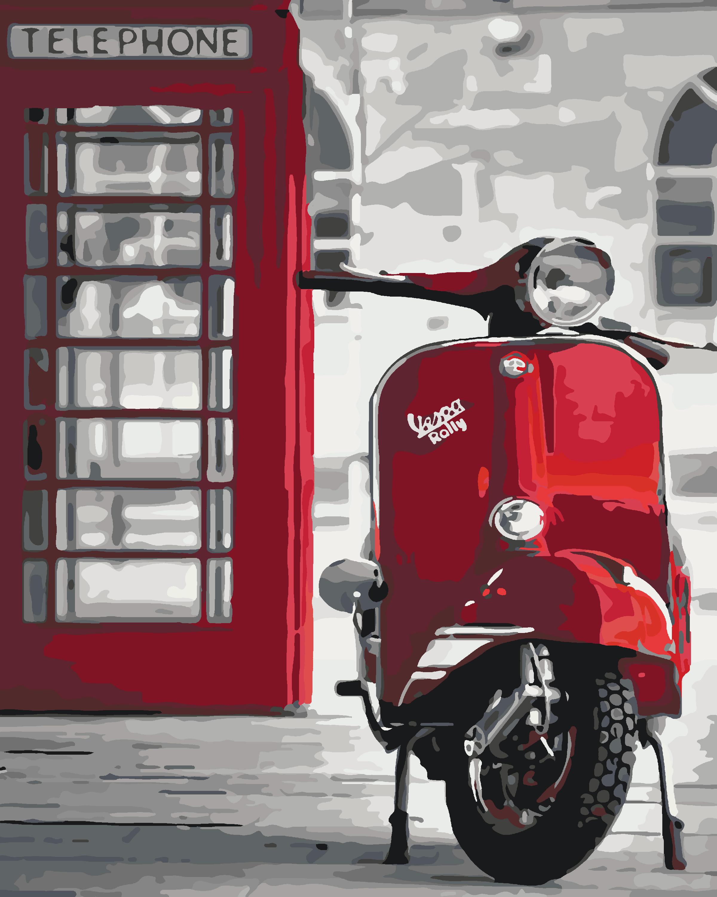 

Картина по номерам Идейка Легендарная Vespa, 40 х 50 см (KH2155)