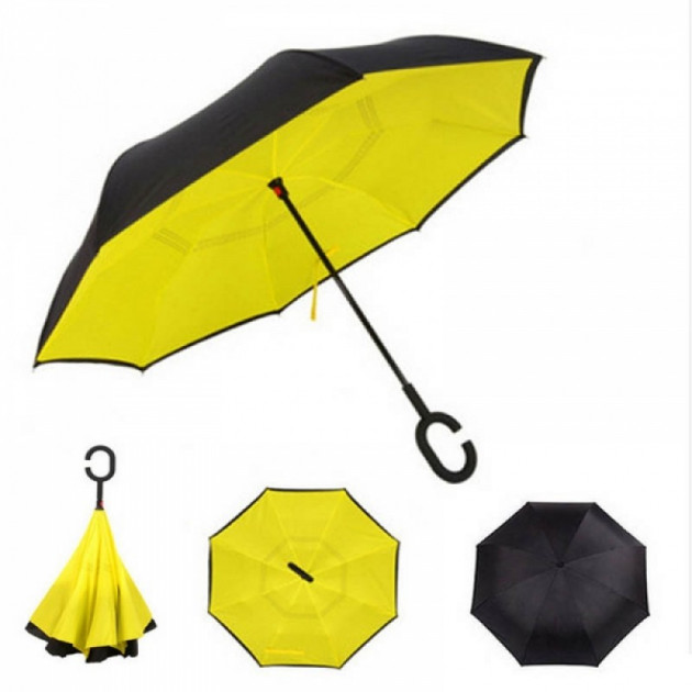 

Зонт обратного сложения Up-Brella желтый original