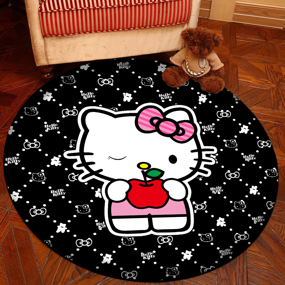 

Коврик в детскую комнату круглый 150*150 Homytex Hello Kitty