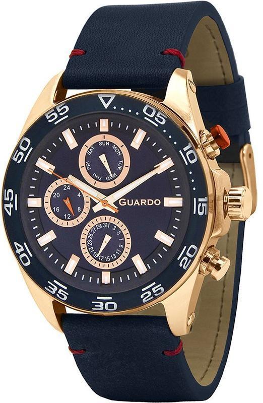 

Мужские часы Guardo P11458 RgBlBl