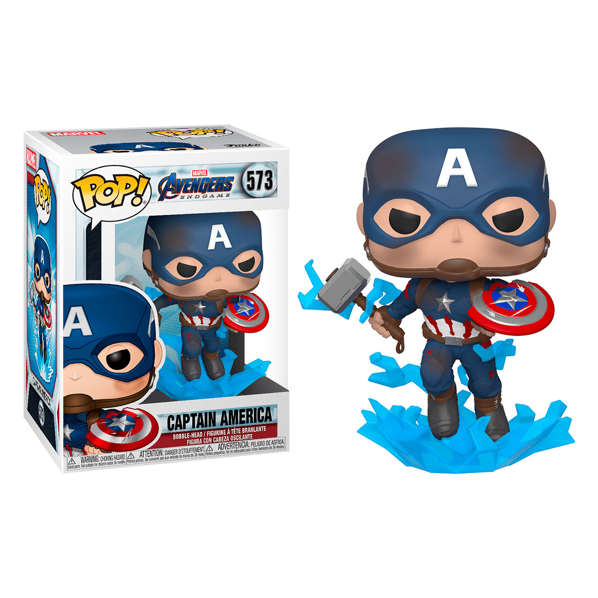 

Игровая фигурка Funko POP! cерии Мстители:Финал" - Капитан Америка с мьёльниром" (45137)