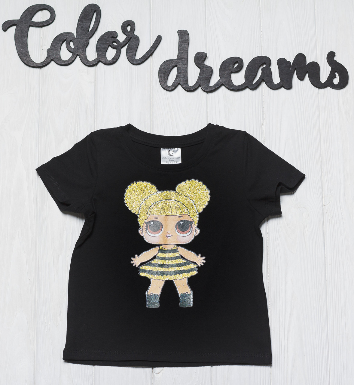 

Футболка Color Dreams 1045/4 92 Черная