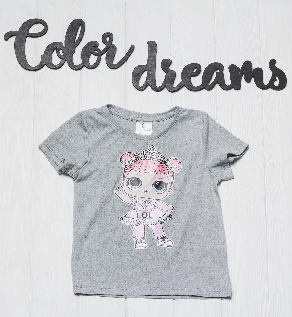 

Футболка Color Dreams 1045/1 110 Серая