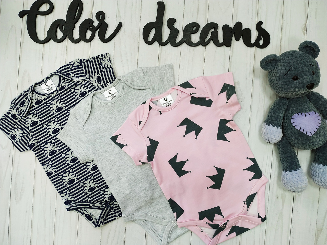 

Набор бодиков Color Dreams 10010/4 68 Разноцветный