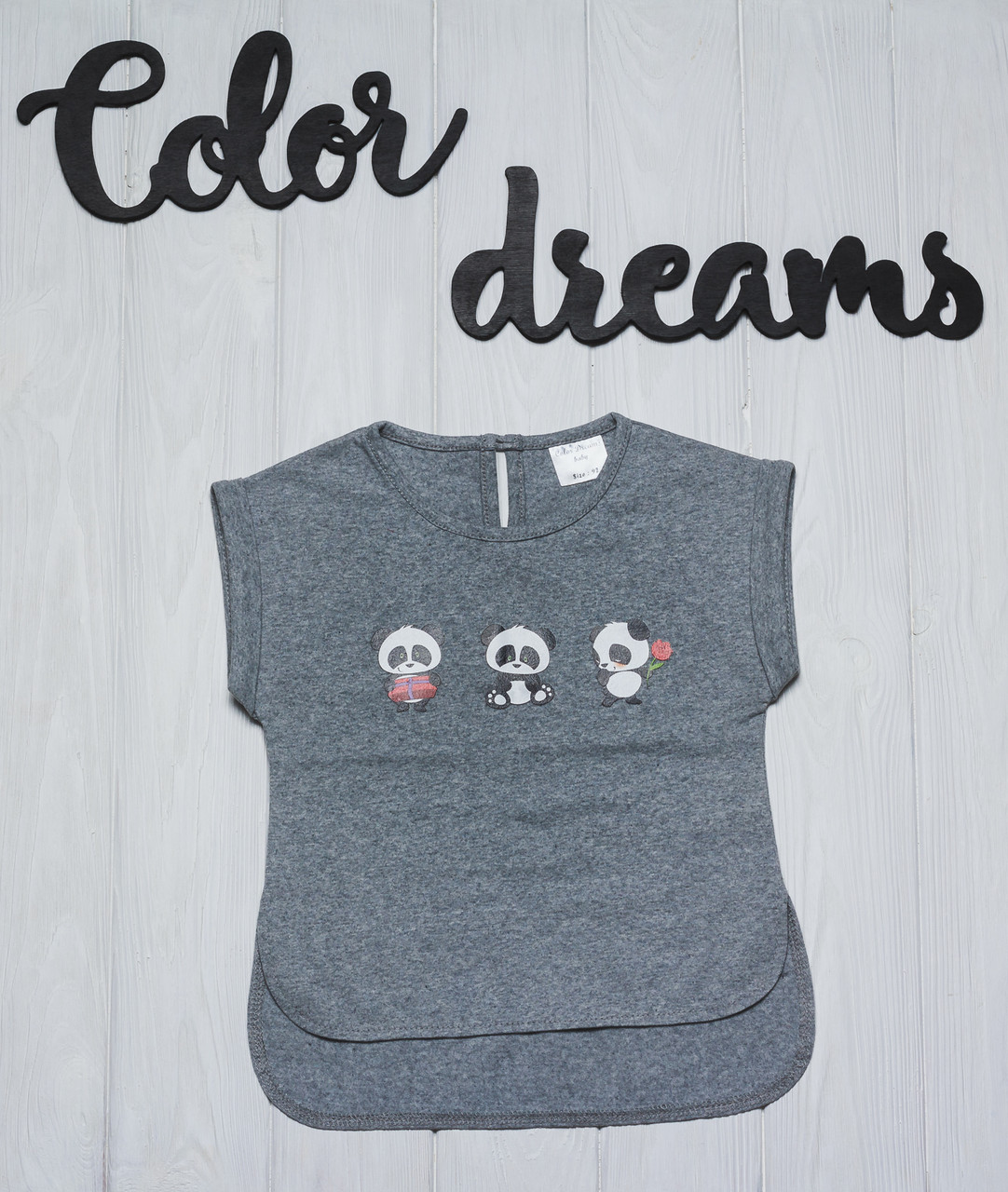 

Футболка Color Dreams 1043/1 110 Серая