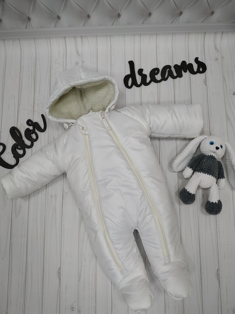 

Зимний комбинезон Color Dreams 1112 68 см Белый