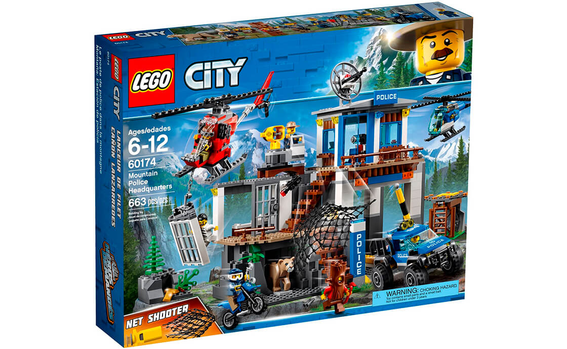 

Конструктор LEGO Штаб-квартира гірської поліції 663 деталей (60174)