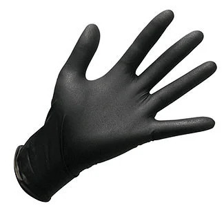 

Перчатки нитриловые STYLE BLACK Ampri 100 шт черные XL