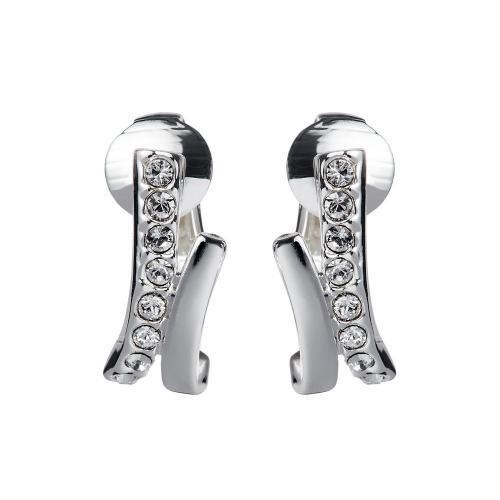 

Клипсы Colibra две дуги с кристаллами Swarovski в серебряном покрытии E9517Ag