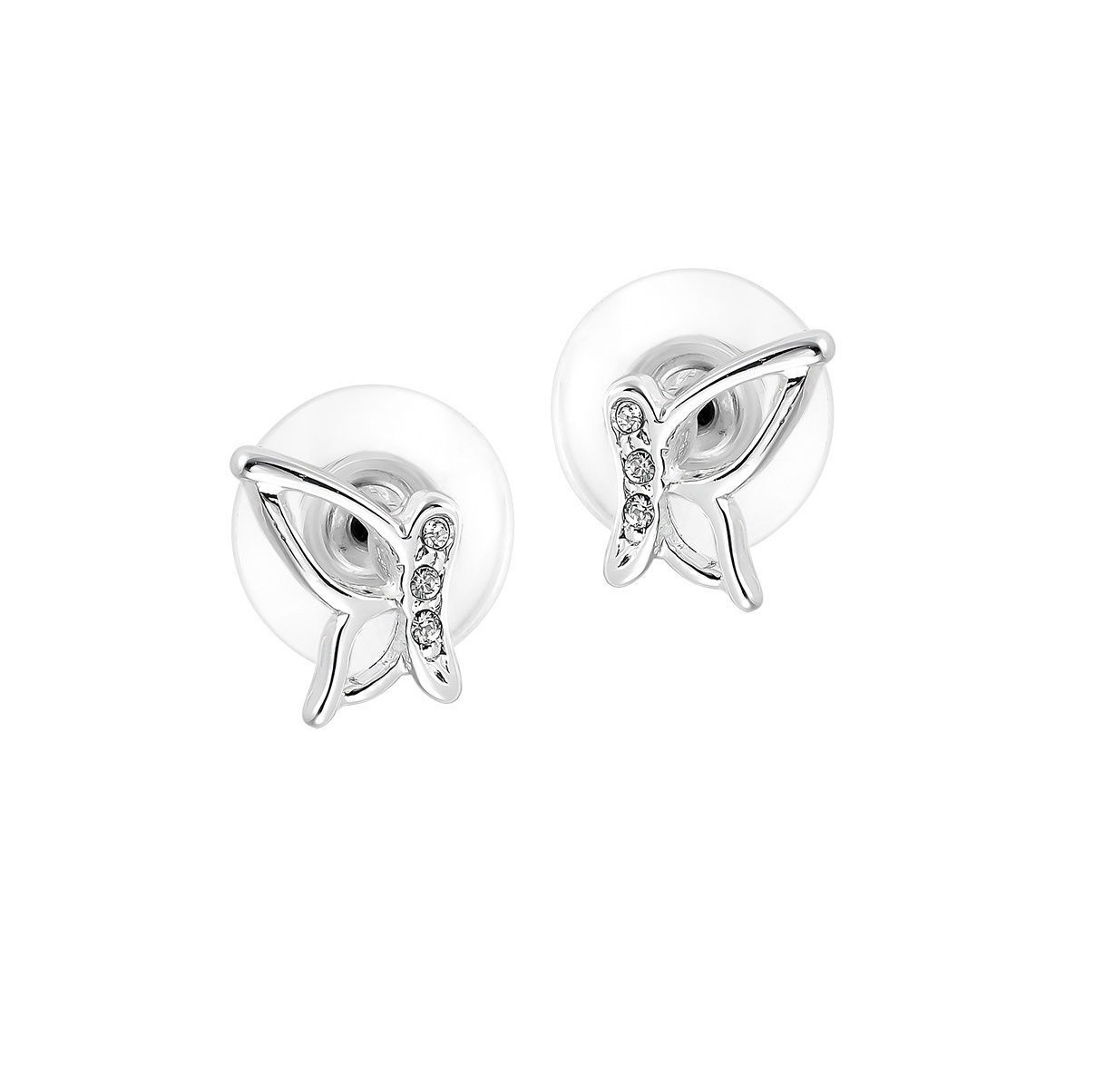 

Серьги Colibra бабочка с кристаллами Swarovski P14787Ag