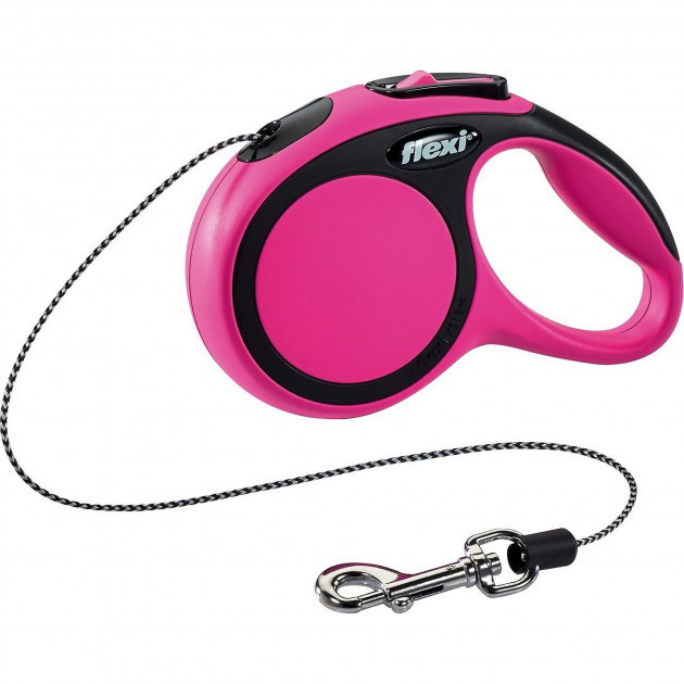 

Поводок - рулетка 8 м до 12 кг flexi New COMFORT Cord Leash S розовая Flexi BGL-FL-135