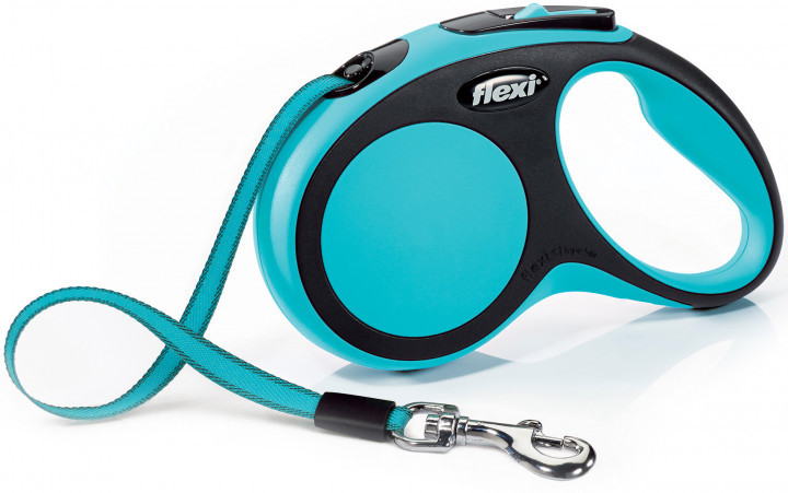 

Поводок - рулетка 3 м до 12 кг flexi New COMFORT Tape Leash XS синяя Flexi BGL-FL-320