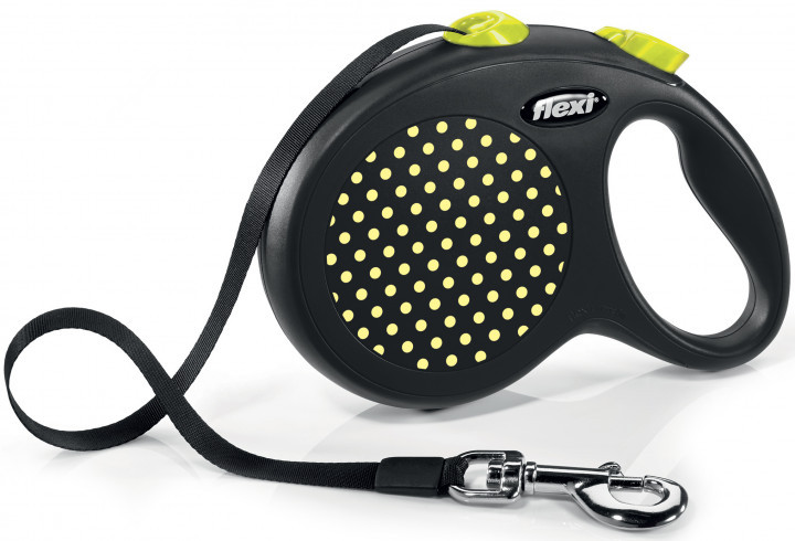 

Поводок-рулетка Flexi Design L 5 м Желтый (4000498033012)