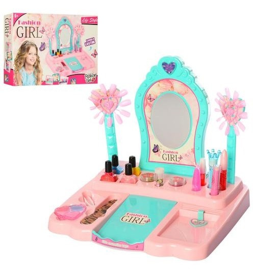 

Игровой набор с трюмо Fashion Girl розовый
