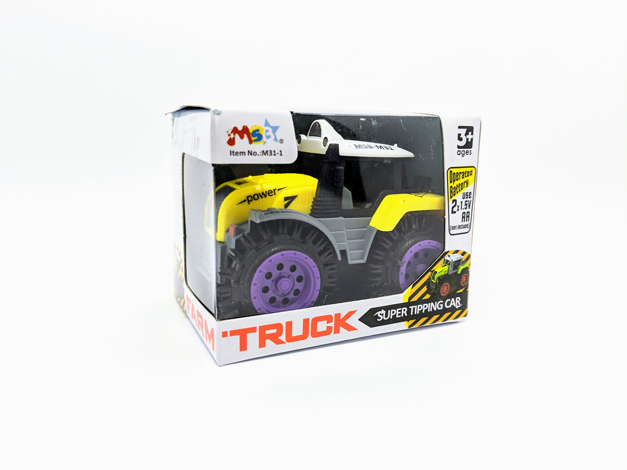 

Трактор перевертыш Truck Желтый