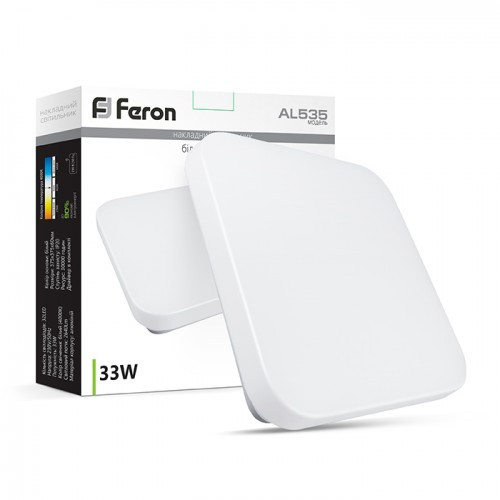 

Накладной светодиодный светильник Feron AL535 33w 2640Lm 5000K (1042700148)