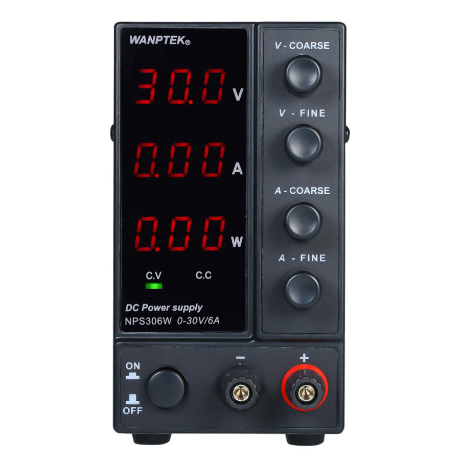 

Лабораторный блок питания Wanptek NPS306W 30В 6А, Черный