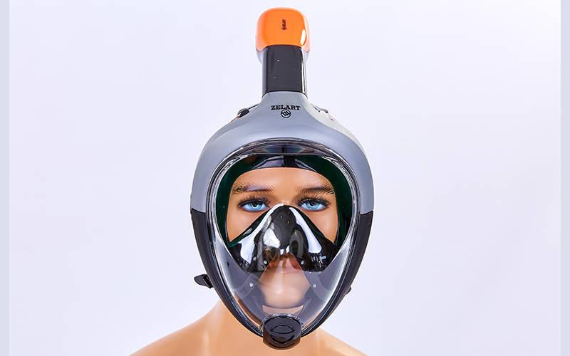 

Маска для снорклинга с дыханием через нос M501L-GR размер L/XL