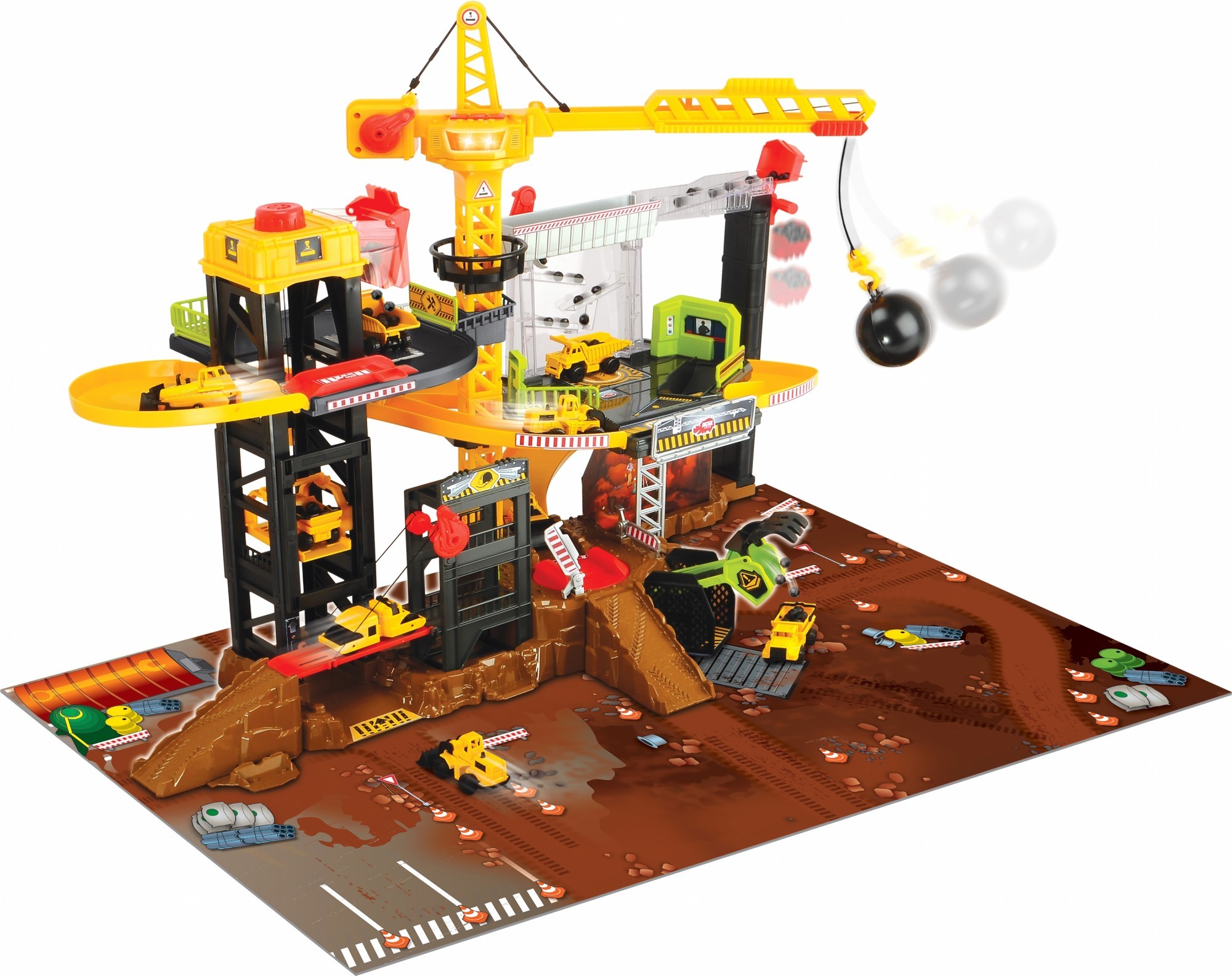 

Набор Dickie Toys Construction Строительная площадка со светом и звуком (3729010)