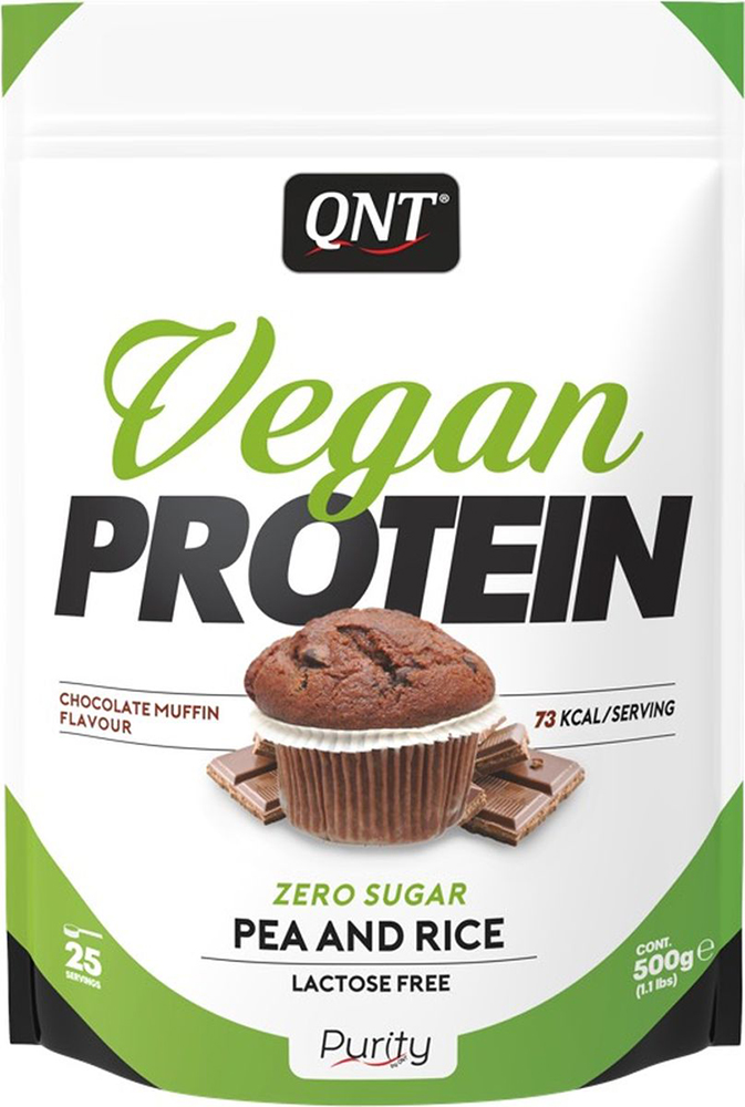 

Протеин QNT Vegan Protein 500 г Шоколадный маффин (5425002408794)