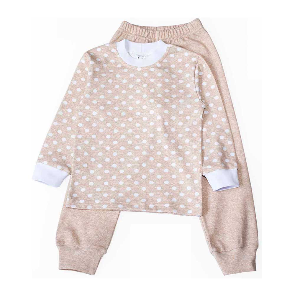 

Пижама Interkids Горох 6 лет 116 см Кофейная 3508