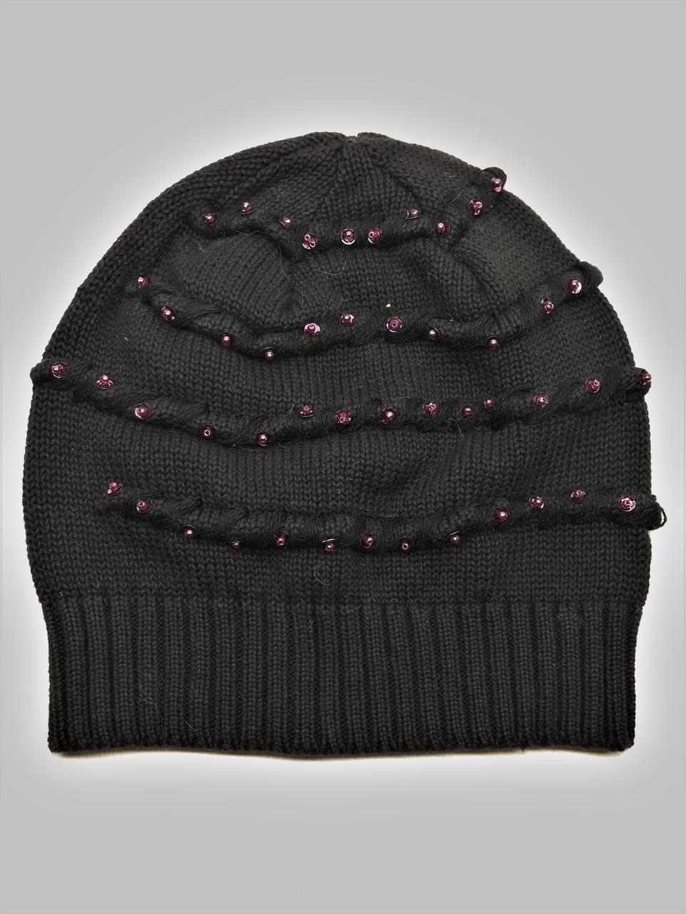 

Тонкая шапка Mollin 1216  черная, Тонкая шапка Mollin 1216 One Size черная